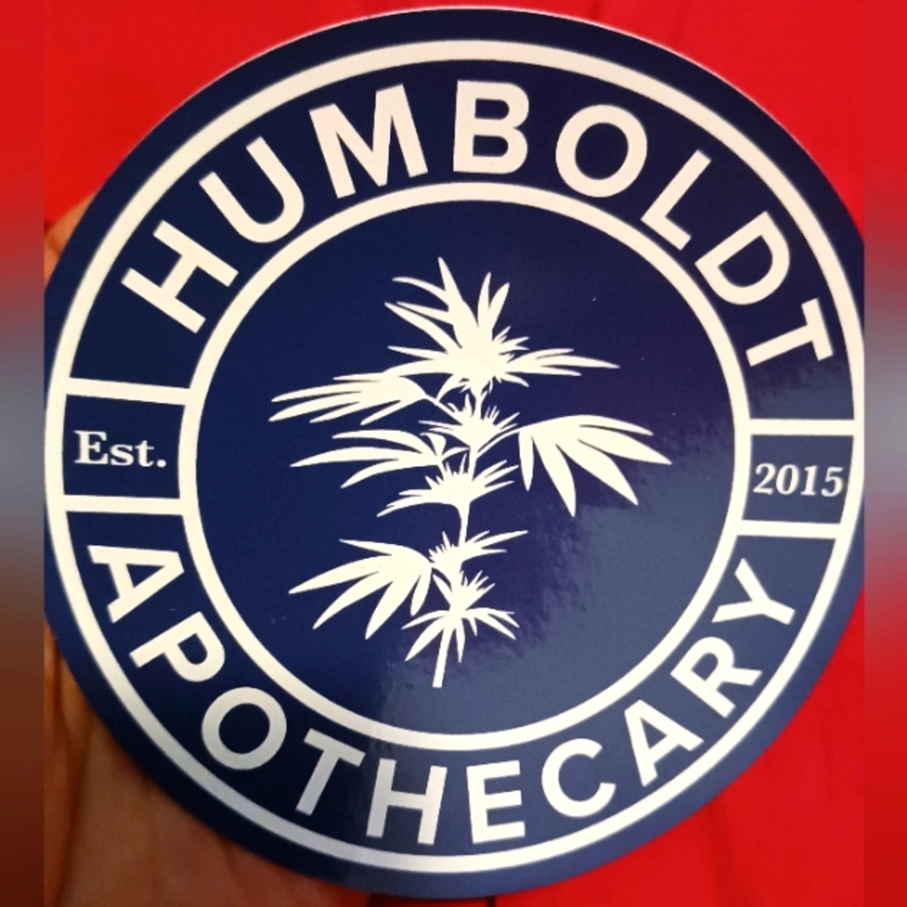 HUMBOLDT APOTHECARY STICKER. LARGE. 💚🌿🌱